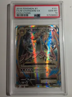 Pokemon M Charizard EX 101/108 Full Art XY Evolutions PSA 10 GEM MINT - Image 1