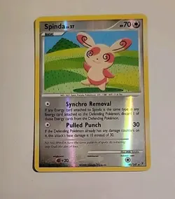 Pokemon TCG Spinda Supreme Victors 46/147 Reverse Holo Rare 2009 - Image 2