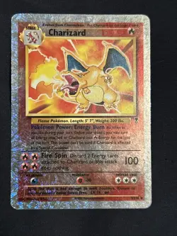 2002 Pokemon Legendary Coll #3 Charizard Reverse Holo Foil - Image 1