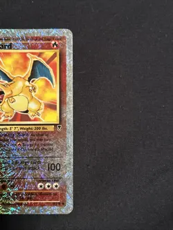 2002 Pokemon Legendary Coll #3 Charizard Reverse Holo Foil - Image 3
