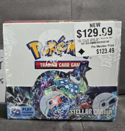 Pokemon Stellar Crown Booster Box Factory Sealed - Image 1