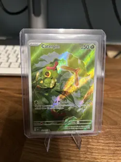 Pokemon TCG Caterpie 172/165 Scarlet & Violet 151 Illustration Rare Holo - Image 2