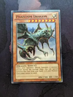 Phantom Dragon - Black Rare BP02-EN065 1st Edition YUGIOH - LP - Image 1