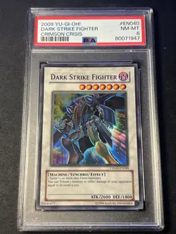 Yugioh! MP Dark Strike Fighter - CRMS-EN040 - PSA 8 NM-MT - Image 1