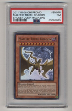 Yugioh Malefic Truth Dragon PSA 7 JUMP-EN048 Promo Yu-Gi-Oh Free Shipping! - Image 1