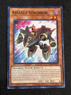 3x YuGiOh! - Assault Synchron MP25-EN450 Common 1st Edition Near Mint - Image 2