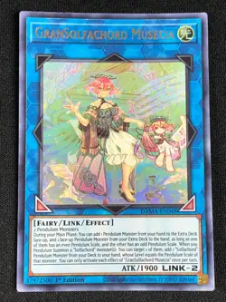 YUGIOH GRANSOLFACHORD MUSECIA DAMA-EN048 1ST ULTRA NM - Image 1