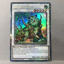 Yugioh Naturia Beast Duel Terminal Ultra Rare HAC1-EN120 NM - Image 1
