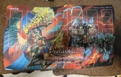 Yugioh! ONSLAUGHT OF THE FIRE KINGS (structure deck mat) - Image 1