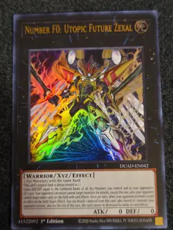 Number F0: Utopic Future Zexal DUAD-EN042 Ultra Rare 1st Ed NM Yugioh - Image 1