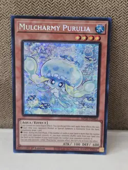 Yu-Gi-Oh! TCG Mulcharmy Purulia MP25-EN085 Near Mint Prismatic Secret Rare - Image 2
