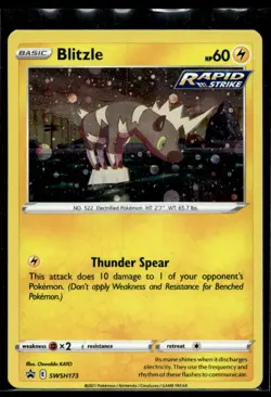 Blitzle SWSH: Sword & Shield Promo Cards SWSH173 MP Pokemon TCG | Buy 10 Get 10 - Image 1