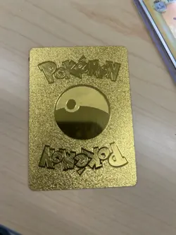 All gold mewtwo Pokemon card. In excellent condition. Would be a great addition - Image 3
