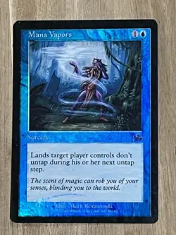 MTG Magic Card Mana Vapors Foil 38/143 Prophecy Played - Image 1