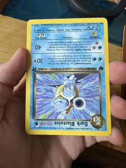 Pokemon Dark Blastoise Non-Holo Rare Card 20/82 - 1st Edition (MP) - Image 4
