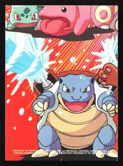 Pokemon Nidoking #34 Stick-On 2 of 10 Topps Series 2 Card - Image 2