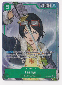Tashigi OP12-031 English - Holo - Rare | Alternate Art | One Piece Card Game - Image 1
