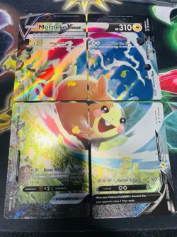 Pokemon Morpeko V-Union SWHS215/216/217/218 Holo Black Star Promo 4 Card Set - Image 1