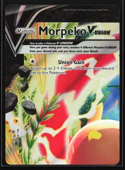 Pokemon Morpeko V-Union SWHS215/216/217/218 Holo Black Star Promo 4 Card Set - Image 2