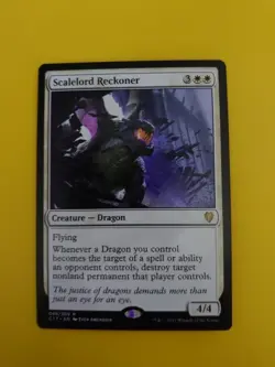 Scalelord Reckoner Rare C17 dragon MTG Card. - Image 1
