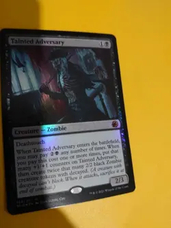 Tainted Adversary FOIL Mythic MID Zombie MTG Card. - Image 3