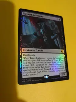 Tainted Adversary FOIL Mythic MID Zombie MTG Card. - Image 5
