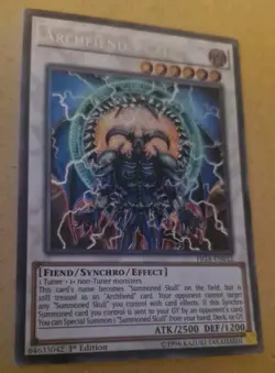 Yu-Gi-Oh Card - FIGA-EN032 ARCHFIEND'S CALL (secret rare holo) NM/Mint Yu-Gi-Oh! - Image 5