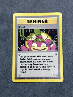 Pokemon TCG Recall Gym Heroes Non-Holo Card 116/147 Trainer - Image 1