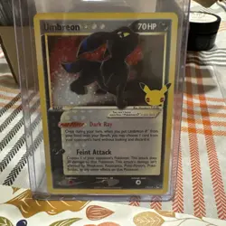 Pokemon TCG Umbreon Celebrations 25th Anniversary Card 17/17 - Image 1