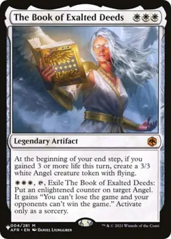 The Book of Exalted Deeds - Light Play MTG The List - Image 1