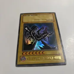 Red-Eyes Black Dragon SDJ-001 Ultra Rare Yu-Gi-Oh Card Played LP - Image 3