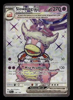 Slowking ex 238/193 Ultra Rare Paldea Evolved Pokemon Card - Image 1