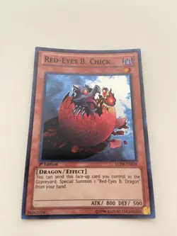Red-Eyes B. Chick LCJW-EN038 1st Edition Super Rare Yugioh Card | NM - Image 1
