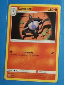 Litwick 28/236, 3x Lampent 29/236 Pokemon card SM Unified Minds NM - Image 2