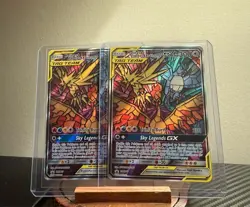 (2) Moltres & Zapdos & Articuno GX SM210 Sm Holo Pokemon Cards - Image 1