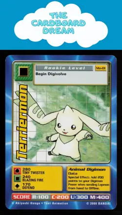 Terriermon / Digimon Digi-Battle / MO-01 / Movie Promo Card - Image 1