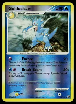 Pokemon Card - Golduck Secret Wonders 28/132 Reverse Holo - Image 1