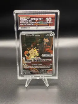 Pokemon Card Indonesia Meowth Promo 253/SV-P Collector Set ACE 10 - Image 1