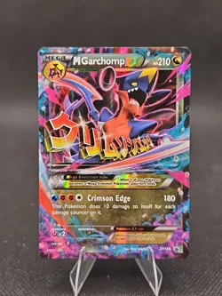 Mega Garchomp EX - XY168 - Pokemon XY Promo Ultra Rare Card LP - Image 1