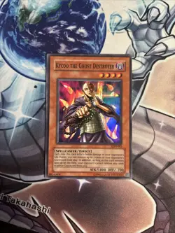 (63) Kycoo The Ghost Destroyer Yu-Gi-Oh Super Rare Card LON-062 Unlimited LP - Image 1