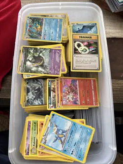 8lbs Of Pokemon Card Bulk Lot Mostly Bulk Older Rares Some Reverse And Some Holo - Image 4
