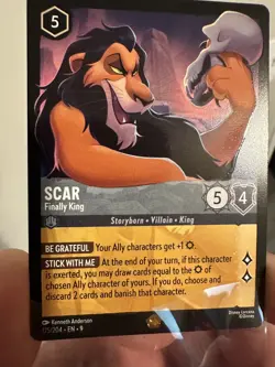 Disney Lorcana Legendary Lot 4 Cards NM See Pictures - Image 5