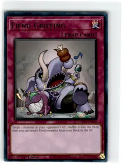 Yu-Gi-Oh! Fiend Griefing Rare TAMA-EN059 Lightly Played 1st Edition - Image 1