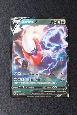 Pokemon TCG Darkrai v Rule 098/189 Astral Radiance Card, Near Mint Condition - Image 1