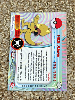 Mixed Lot Pokemon CCG Japanese Pocket Monster (5 Cards) Topps Chrome ABRA FLAAFY - Image 2