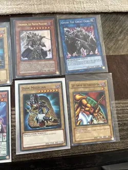 Vintage Yugioh Card Holo Collection Lot Dark Magician And More See - Image 1