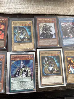 Vintage Yugioh Card Holo Collection Lot Dark Magician And More See - Image 2