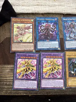 Vintage Yugioh Card Holo Collection Lot Dark Magician And More See - Image 5