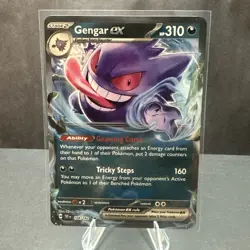 Gengar ex 104/162 Holo Double Rare Temporal Forces Pokemon Card NM TCG - Image 1