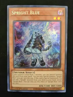 SPRIGHT BLUE POTE-EN003 Yugioh Secret Rare Effect Card 1st ED NM - Image 1